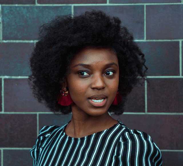 curly natural hair