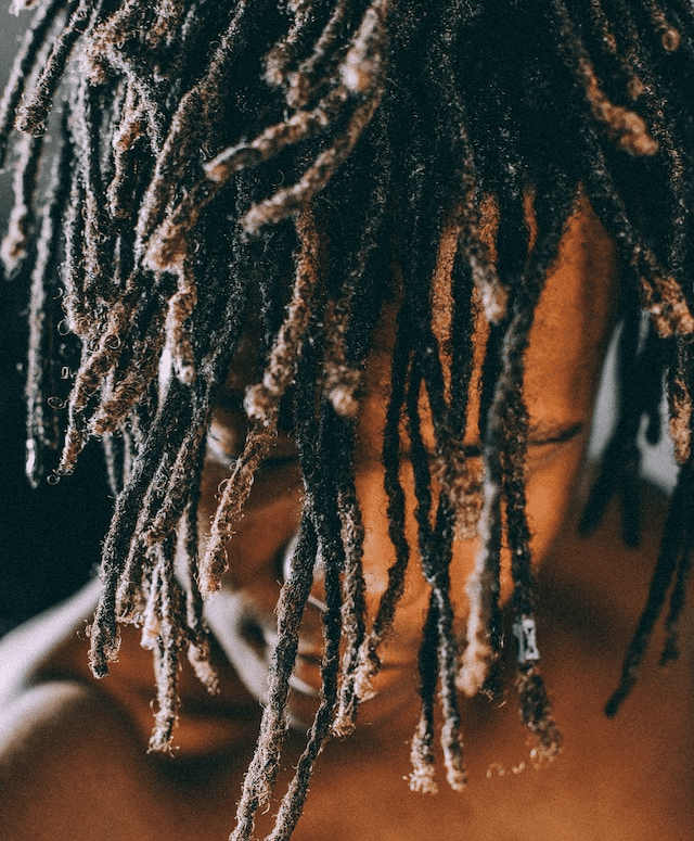 Man with Hair Braided